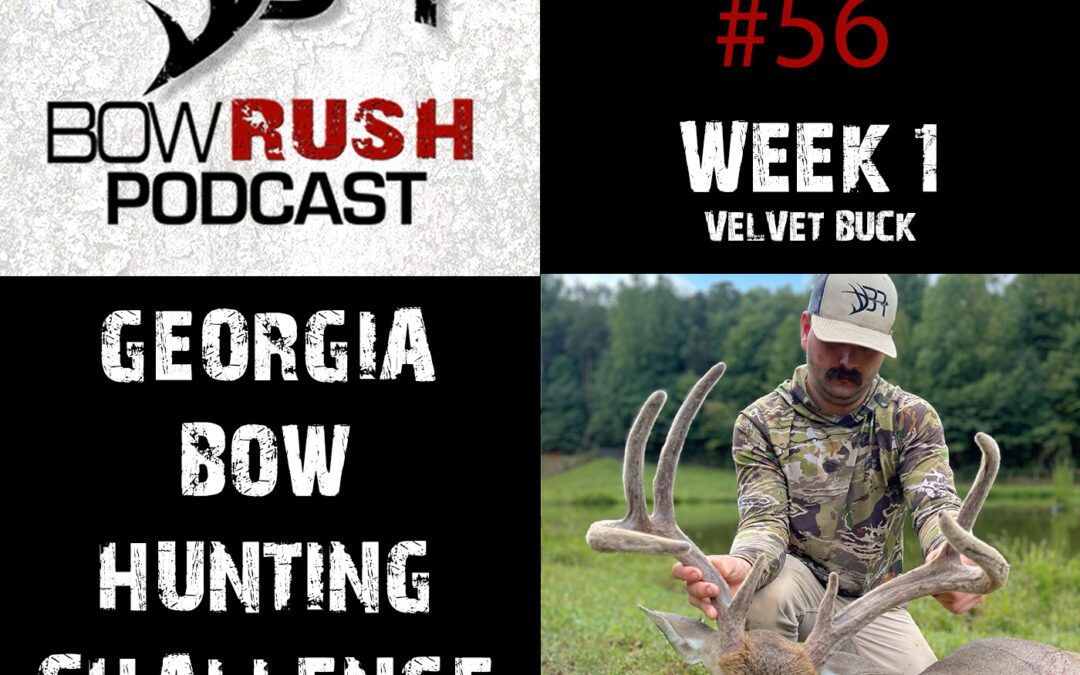 BR056 – Georgia Bow Hunting Challenge – Week 1 Velvet Buck